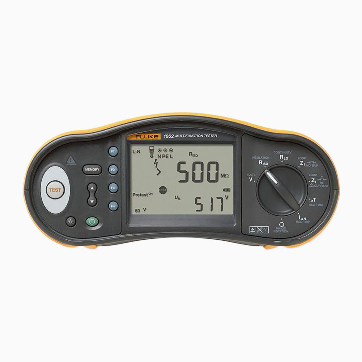 Fluke multimeter on a white background