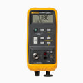Fluke digital multimeter with yellow and black casing on a white background